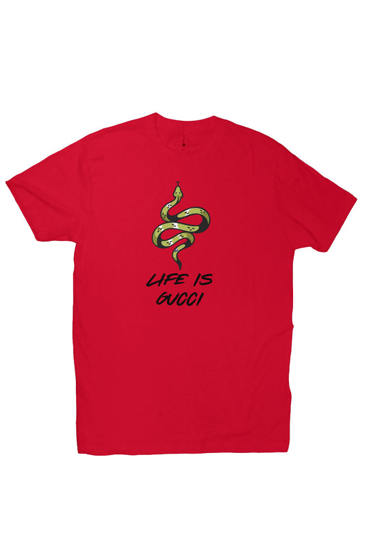 "Life Is Gucci" Graphic Tee